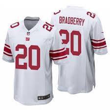 Men New York Giants #20 James Bradberry Nike White Game Player NFL Jersey->new york giants->NFL Jersey